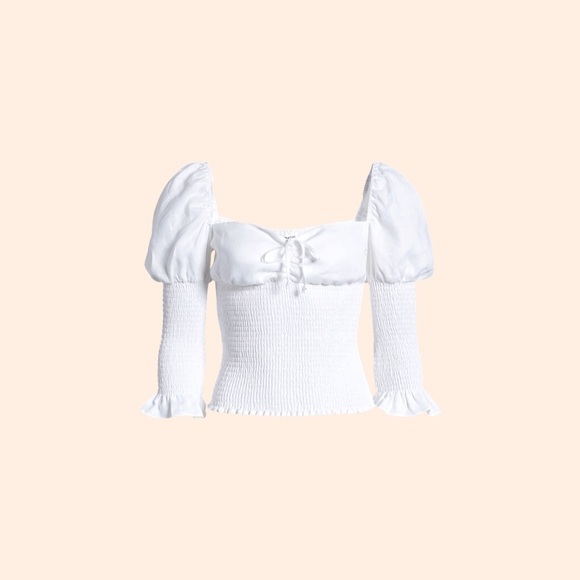 Reformation Tops - Reformation Haven Top (White)
